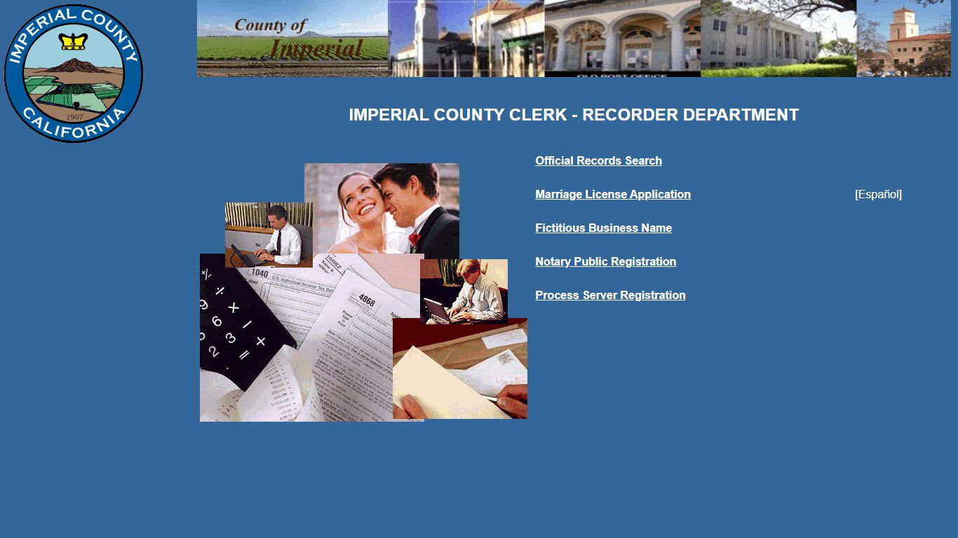 IMPERIAL COUNTY CLERK - RECORDER DEPARTMENT